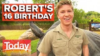 Robert Irwin celebrates turning sixteen  Today Show Australia [upl. by Daisy]