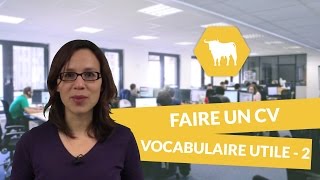 Comment faire un CV en espagnol  le vocabulaire utile  partie 2  Espagnol [upl. by Ahsineb]