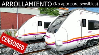 Arrollamiento en Train Simulator Classic [upl. by Myrna]