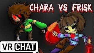 Undertale Chara Hunts A Frisk Down  VRchat [upl. by Sweet956]