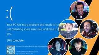 Reacciones de Youtubers al Troleo del Error de Windows  The Joy of Creation Remake DEMO [upl. by Yelmene]