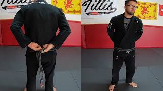 How To Tie Your Jiu Jitsu Belt [upl. by Hesler]