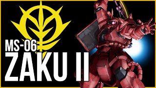 How Space Warfare Was Changed Forever  MS06 Zaku II Mobile Suit Gundam Lore [upl. by Cornie]