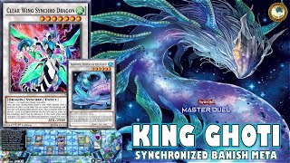 Ghoti Icejade Synchro Deck w Clear Wing Dragon 🌊 BANISH ANY META 2024 YuGiOh MASTER DUEL [upl. by Assiluy223]