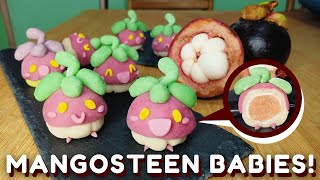 BOUNSWEET MANGOSTEEN CANDIES  Japanese Nerikiri Wagashi Recipe [upl. by Asli]