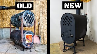 Crazy Cheap DIY Wood Stove [upl. by Dorena]