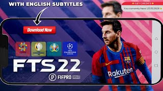 Download fts 22 android apk  obb offline  download fts 22 mod apk data obb mediafıre [upl. by Albarran492]