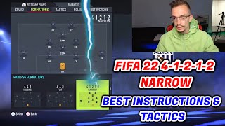 EA FC MANAGER MODE SETTINGS  41212 wide and 41212 narrow [upl. by Freda]