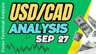 USD CAD Technical Analysis for September 27 2024 [upl. by Jenkins]