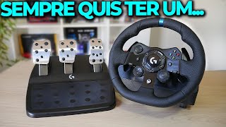 VOLANTE GAMER INSANO PRA PC E XBOX É BOM MESMO TESTES E ANÁLISE  LOGITECH G923 [upl. by Berkow]