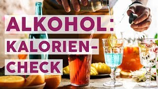 Kalorienfalle Alkohol So viele Kalorien verstecken sich in Cocktails 🍹🥃🍸🍺🍷  BESSER LEBEN [upl. by Tara]