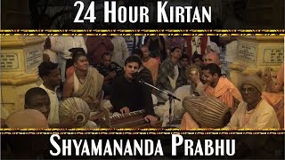 Shyamananda prabhu 24 Hours Kirtan Evening Shift [upl. by Dichy]