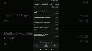 My mutual fund portfolio day 35 groww stockmarket investment [upl. by Elladine]