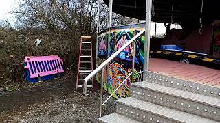 the bold up of the waltzers 6th of March 20204 tuckers fun fair at thurnscoe working mens club [upl. by Deonne]