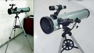 Telescope assembly How to assemble Newtonian reflector telescope F70076How to join telescope parts [upl. by Meisel]