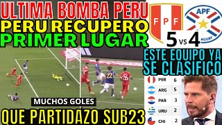 HISTÓRICO PARTIDAZO PERÚ RECUPERÓ EL PRIMER LUGAR EN EL PREOLÍMPICO PARA LA CLASIFICACIÓN SORPRENDE [upl. by Anua]