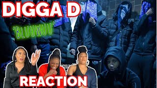 DIGGA D  Bluuwuu Official Music Video REACTION [upl. by Kassity775]