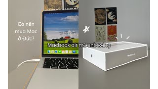 MacBook Air M1 unboxing│Quỳnh Anh đi Đức 🇩🇪 [upl. by Berry]