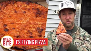 Barstool Pizza Review  J’s Flying Pizza Bridgewater MA [upl. by Sixla]