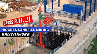 Sudah Banyak Alat Landfill Mining Yang dipasang di Kaliciliwung Normalisasi Terus Dilakukan [upl. by Hamal762]