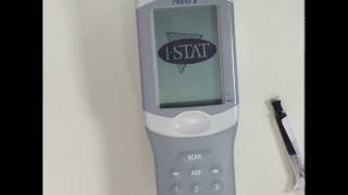 How to use iSTAT Running a PATIENT sample  DEMO [upl. by Fronniah310]