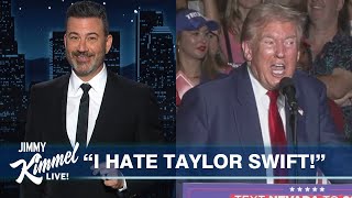 Trumps Taylor Swift Tantrum UNFAIR Emmys RIGGED Against Jimmy amp Guillermo Drinks with Emmy Winners [upl. by Vizza]