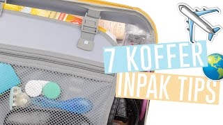 7 Koffer inpak tips  Make Me Blush [upl. by Sehguh]