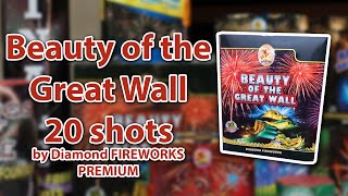 The Beauty of the Great Wall 20 Shots Premium by Diamond Fireworks  Bocaue Bulacan Fireworks [upl. by Johnsten]