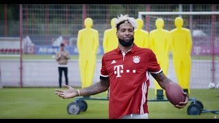 Odell Beckham Jr is Kickin’ it with Bayern Munich  OBJ Going Global  NFL [upl. by Lewiss]