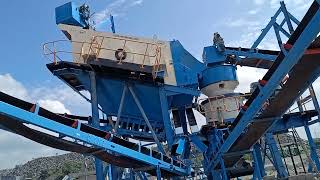 Puzzolana 200tph 2 stage crushing plant with GSB [upl. by Yaron]