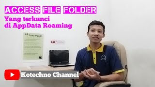 Menghapus Folder dalam directori AppdataRoaming 2023 [upl. by Elehcor858]