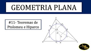 Geometria Plana 11 Teoremas de Ptolomeu e Hiparco [upl. by Aihtenak]