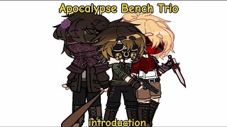 Apocalypse Bench Trio Introduction  Apocalypse Au  DSMP  ft Bench Trio  Gacha Club [upl. by Ayal]