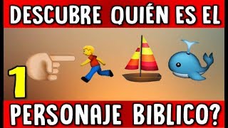 DESCUBRE EL PERSONAJE BIBLICO CON EMOJIS CUANTO SABES DE LA BIBLIA [upl. by Kile368]