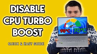 Overheating Laptop  Disable CPU Turbo Boost Windows 11  Windows 10  2022 [upl. by Francyne598]