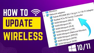 How to Update WiFi Drivers on Windows 1011 A StepbyStep Guide [upl. by Ittap]