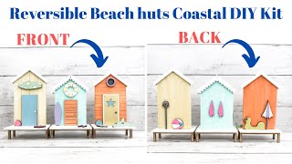 Reversible beach huts tutorial diy craft kit [upl. by Hermie]