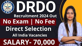 DRDO Recruitment 2024  DRDO New Vacancy 2024  Latest Government Jobs 2024  Feb 2024  Apply Now [upl. by Storz]