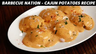 Cajun Spiced Potatoes  Barbeque Nation Style Recipe  CookingShooking [upl. by Asilegna266]