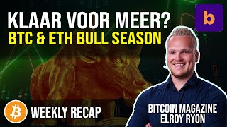 Bitcoin amp Ethereum zich aan het klaarstomen voor meer  BTC 500000 volgens Bloomberg  Week Recap [upl. by Nairadas997]