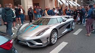 Koenigsegg Regera Startup  Drive in Munich Germany Regera taking Control over Munich [upl. by Perloff]