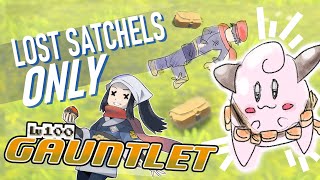 670  Raising a Pokémon to Lv 100 using ONLY Lost Satchels The Lv 100 Gauntlet [upl. by Yelac862]