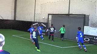 Futsal  gardien de foot Thomas Castiglioni 8 ans le 13 01 2018 [upl. by Ardaed]