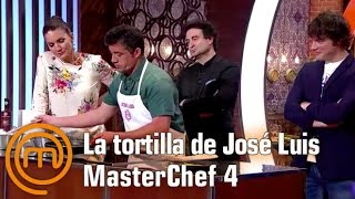 La tortilla de Jose Luis  Masterchef 4  Programa 10 [upl. by Nauqal569]