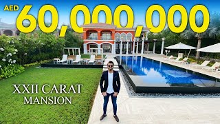 TOUR OF THE 22 CARAT BEACH VILLA IN PALM JUMEIRAH  DUBAI PROPERTY VLOG 25 [upl. by Coplin]