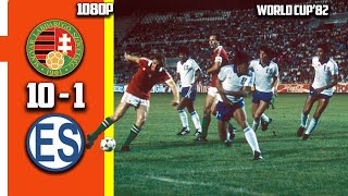 Hungria vs El Salvador 10  1 Full Highlight All Goals World Cup 82 [upl. by Garibull]