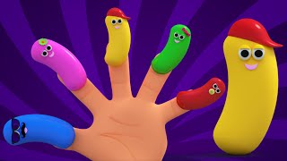 jelly bean finger family  nursery rhymes  3d rhymes  kids songs [upl. by Ecirtram]