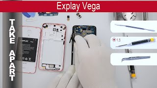 How to disassemble 📱 Explay Vega Take Apart Tutorial [upl. by Hun]