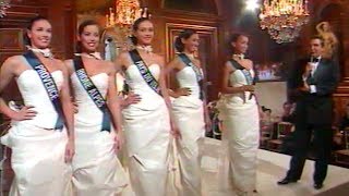 Miss France 2000  Défilé des 5 en Robe de Soirée [upl. by Jarvis737]