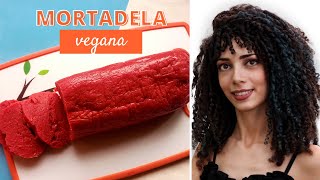 MORTADELA VEGANA  MUITO FÁCIL E BARATO  VEGG SIMPLES [upl. by Meece]